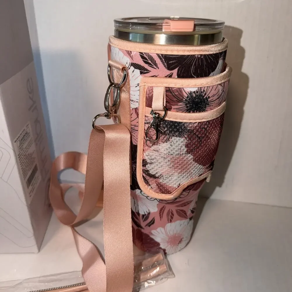 40 Ounce Tumblr With Handle And Carrying Sleeve